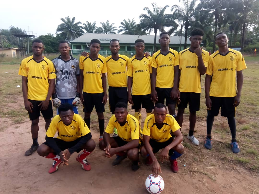 AGAF oragnises a ​Football Match in Amaoba, Ikwano Abia State in 2019